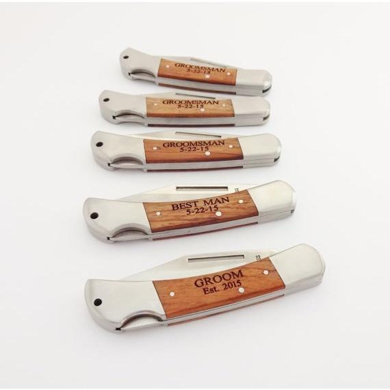 Personalized Wooden Pocket Knife - The Personal Exchange